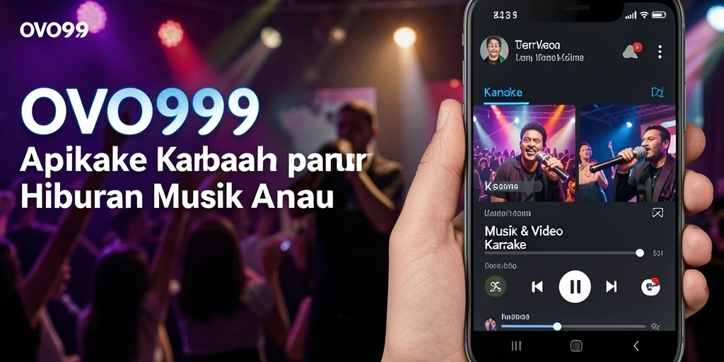 Antarmuka OVO99 yang sederhana dan fungsional untuk Karaoke.