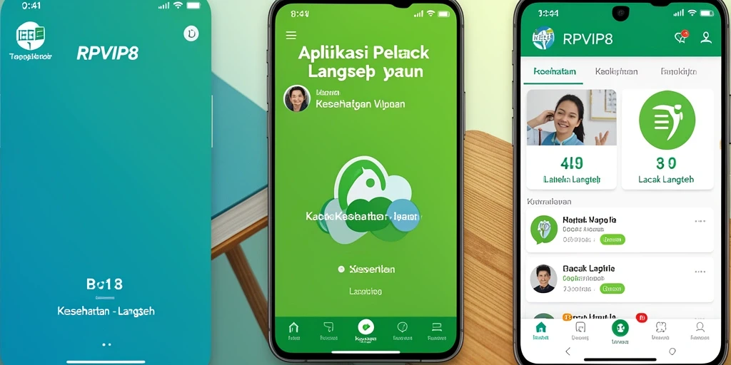 Tampilan antarmuka RPVIP8 yang intuitif dan menarik.