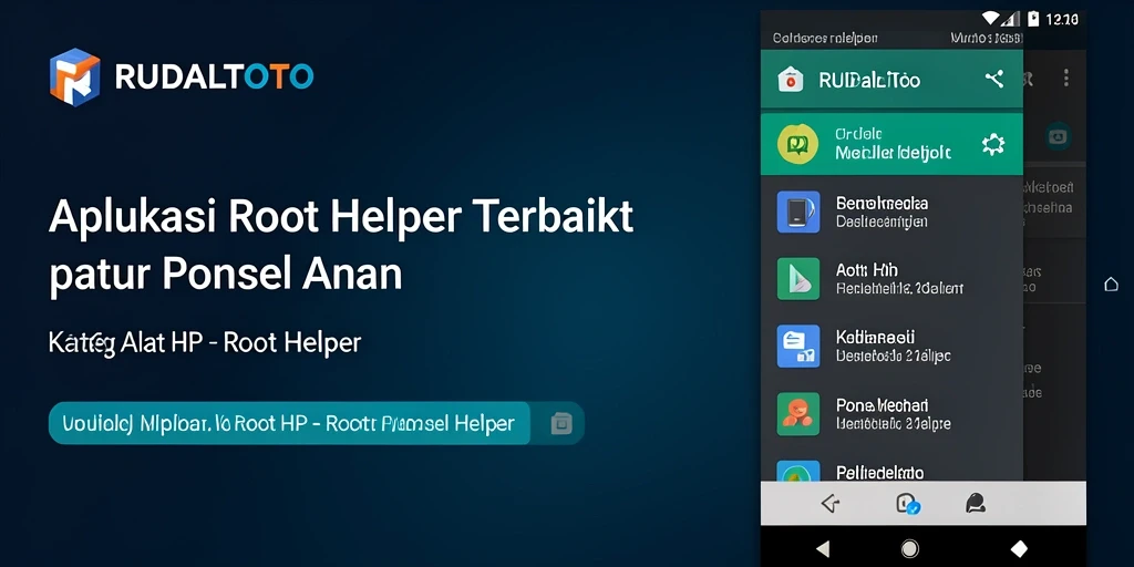 Antarmuka RUDALTOTO yang sederhana dan mudah digunakan untuk rooting.
