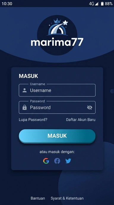 Panduan Masuk Akun marima77 untuk Pengguna Android
